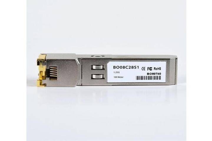 Actual product image CBO Juniper QFX-SFP-1GE-T Compatible BlueOptics SFP BO08C28S1