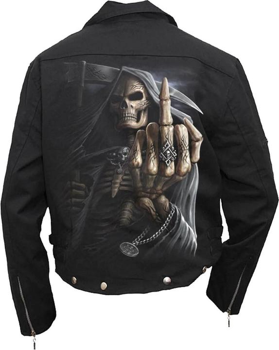 Produktbild Spiral Bone Finger Bikerjacke Gepolstert (S)