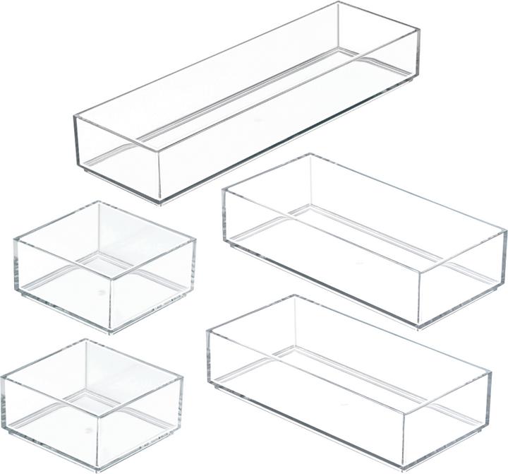 Actual product image iDesign CLARITY drawer organiser set (5 pieces)