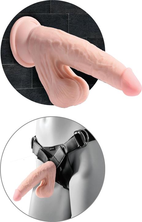 Productafbeelding Pipedream Natuurlijke dildo met swingende testikels