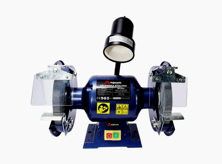 Immagine prodotto SZLIFIERKA STOŁOWA Z LAMPKĄ 550W 230V 200x20x16 (550 W)