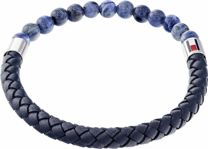 Produktbild Tommy Hilfiger OriginÃ¡lnÃ­ koÅ¾enÃ½ nÃ¡ramek se sodalitem 2790475 (23 cm, Leder)