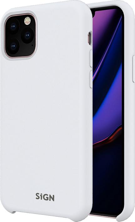 Actual product image SIGN Liquid Silicone Case for iPhone 11 Pro Max - White (Apple iPhone 11 Pro Max)
