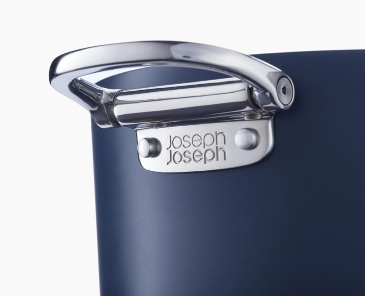 Actual product image Joseph Joseph Space soup pot with folding handles D25cm (25 cm, Pot, Aluminium)