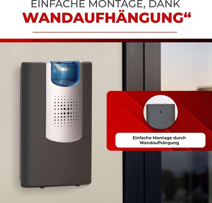Produktbild Heidemann Funkgong Set HX Flashlight (mit Blitzlicht) (Funk)