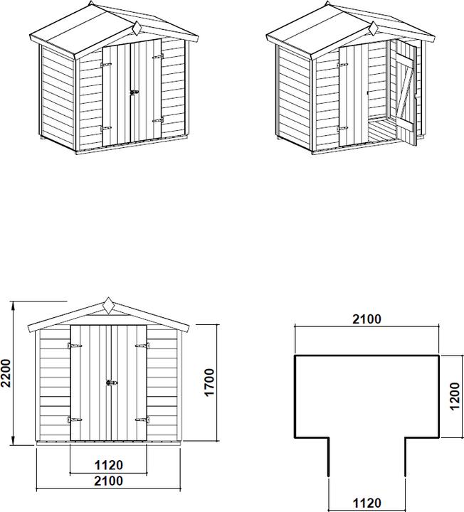 Image du produit Innovesta Abri de jardin S