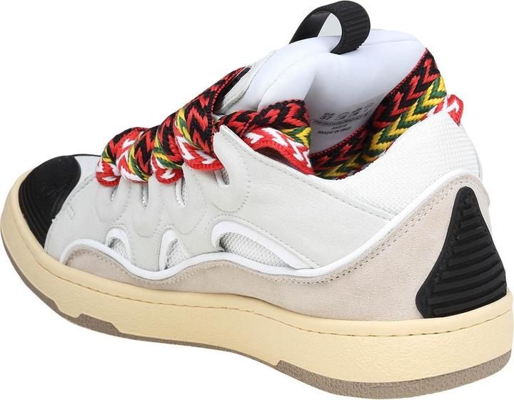 Actual product image Lanvin skate sneakers in black and white leather (36)