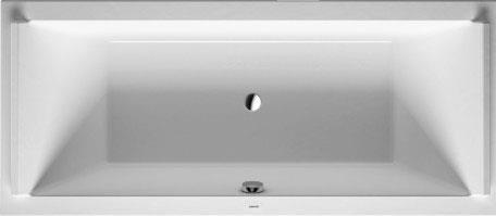 Immagine prodotto Duravit Vasca da bagno doppia rettangolare Starck 3 80 x 180 cm bianco liscio 7003380000000 (174 l, 180 cm, 80 cm)