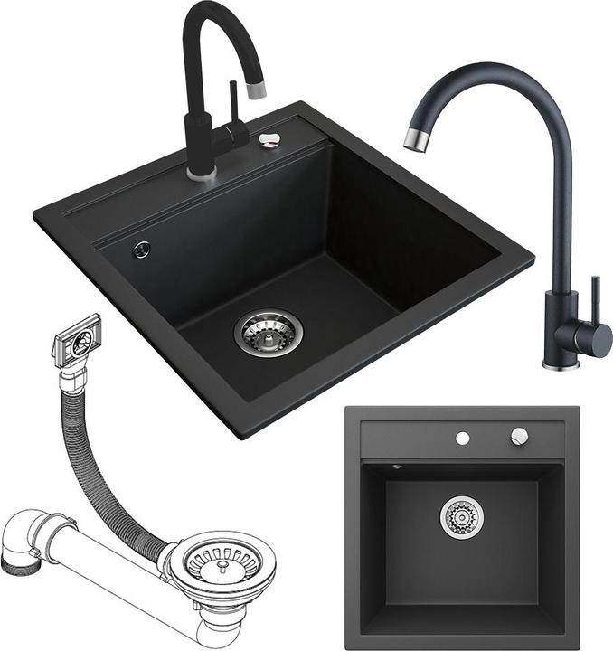 Produktbild Bergström mit Armatur (50 cm, 49 cm)