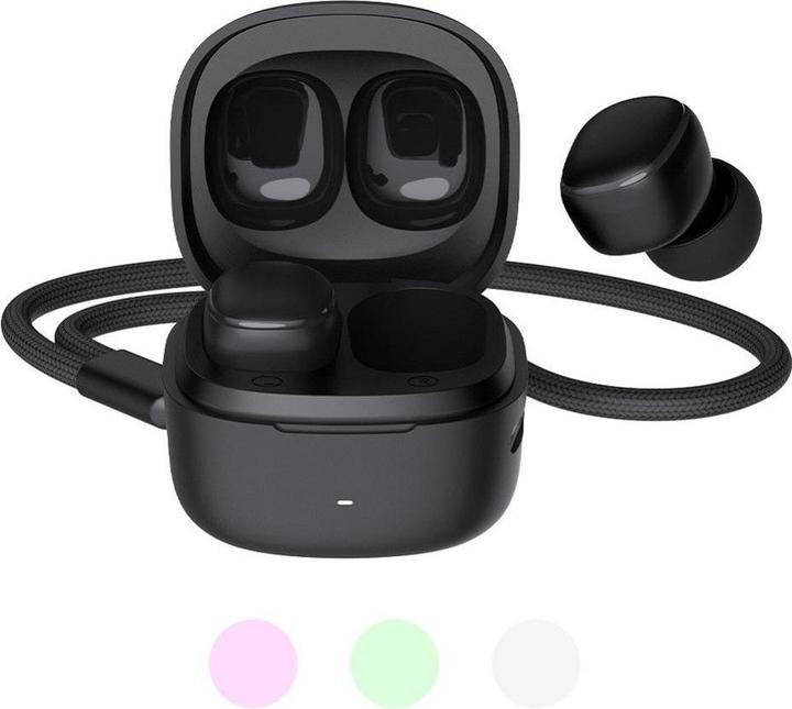 Actual product image Wired headphones Blue Star BLUE STAR wireless earphones bluetooth TWS Mini A19 pink (3.50 h, Wireless)