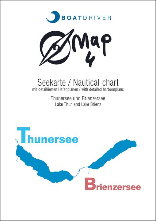 Produktbild Seekarte Map 4, Thunersee, Brienzersee