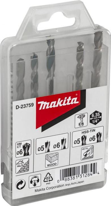 Produktbild Makita Bohrer-Set (5, 6 Millimeter)