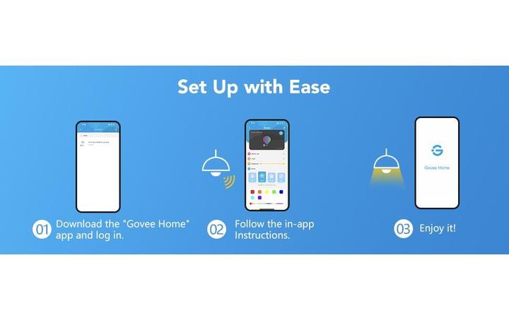 Actual product image Govee Smart Light Bulb (E27, 9 W, 1200 lm, 1 x, F)