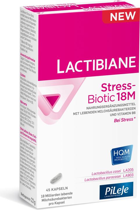 Produktbild Lactibiane Stress-Biotic 18M Kaps (45 Stück, Kapseln, 46 g)