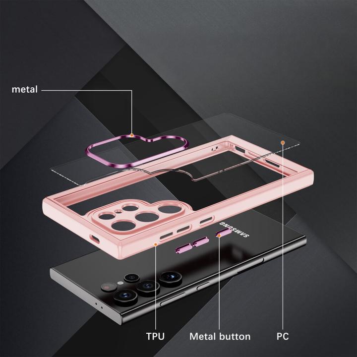 Produktbild Cover-Discount Hülle mit Kameraschutz rosa (Samsung Galaxy S24 Ultra)