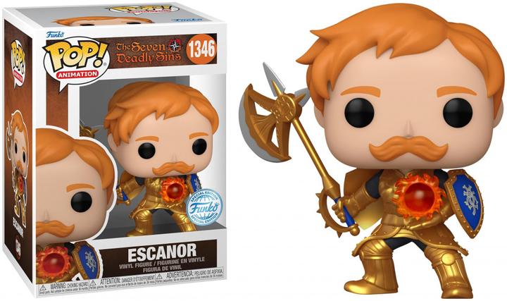 Image du produit Funko Pop! Animation : The Seven Deadly Sins - Escanor (with Axe) (Metallic) (Edition spéciale) #1346