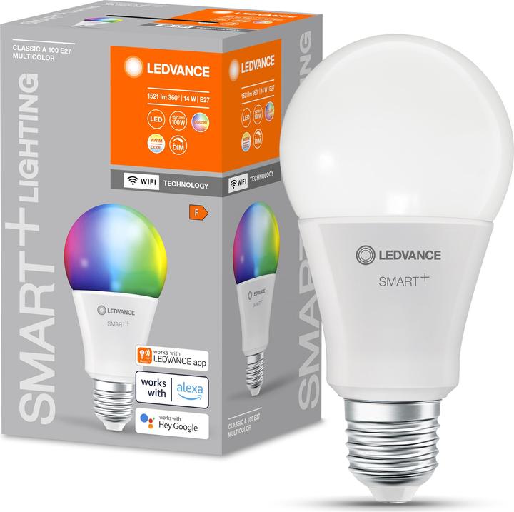 Immagine prodotto Ledvance Smart+ Wifi Classic (E27, 14 W, 1521 lm, 1 x, F)