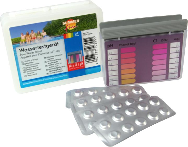 Actual product image Planet Pool pH/chlorine test kit