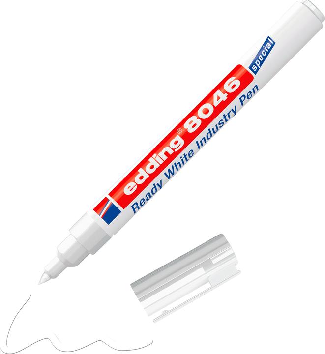 Produktbild Edding Permanent-Marker Ready White Industry Pen E-8046 (Weiss, 4 mm, 1 x)