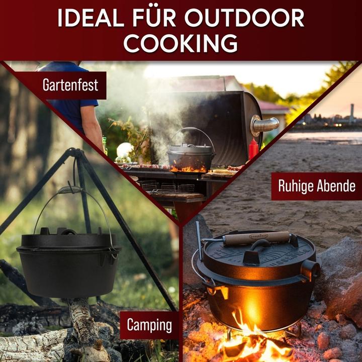 Productafbeelding Gusskönig Dutch Oven Set met roestvrijstalen onderzetter