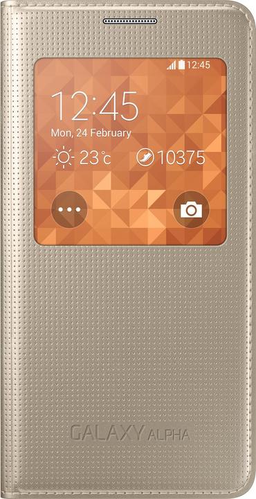 Actual product image Samsung S-View Cover (Samsung Galaxy Alpha)