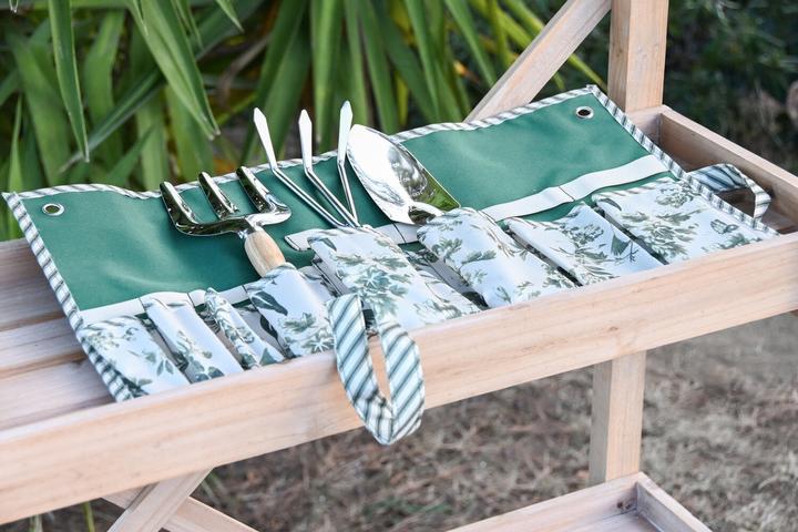 Actual product image Esprit Werkzeughalter Home Garten Band Weiss grün 54 x 29 x 6 cm