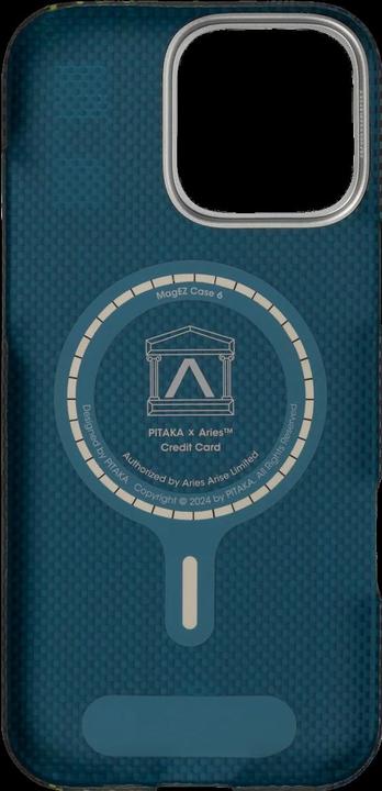 Actual product image Pitaka Aries Tactile Woven Case (Apple iPhone 16 Pro)
