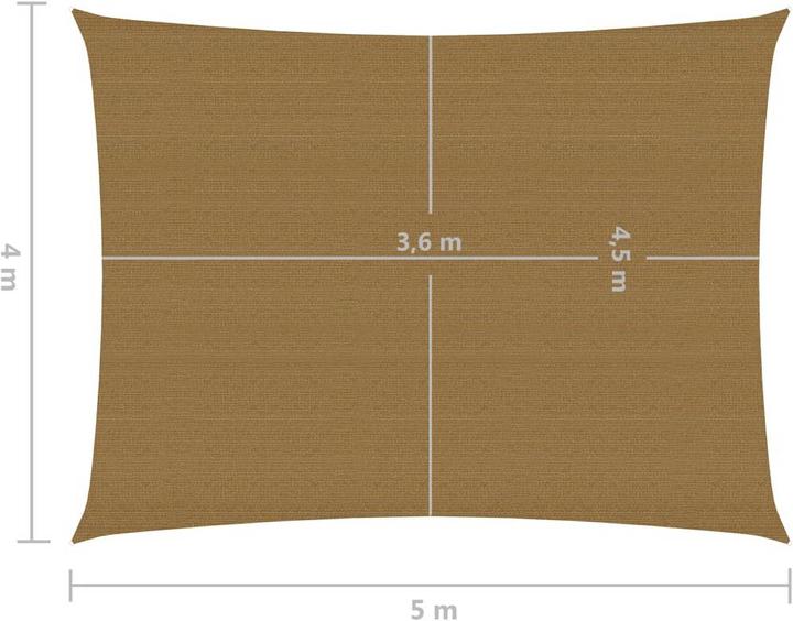 Immagine prodotto VidaXL Tenda da sole (4 x 5 m)