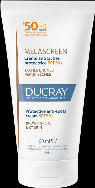 Produktbild Ducray Melascreen Anti-Pigmentflecken Creme (Sonnencreme Gesicht, SPF 50+, 50 ml, 68 g)