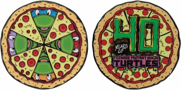 Produktbild Fanattik Teenage Mutant Ninja Turtles Sammelmünze 40th Anniversary Limited Edition (2024)
