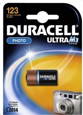 Actual product image Duracell Ultra Photo (1 pcs., CR123A, 1400 mAh)