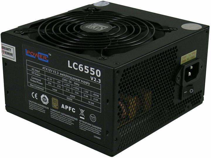 LC-Power SuperSilent Black-Edition 6550 (550 W)