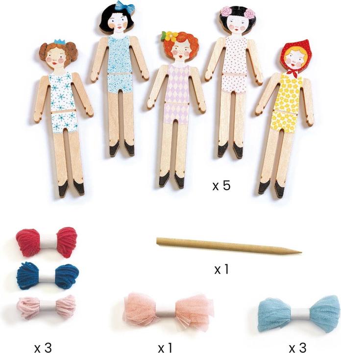 Produktbild Djeco Puppen basteln