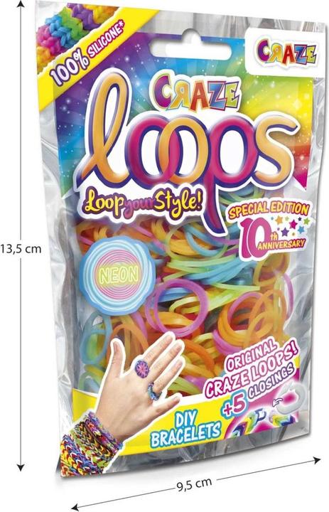 Immagine prodotto Craze Loops - 100 Loops Borsa assortiti.