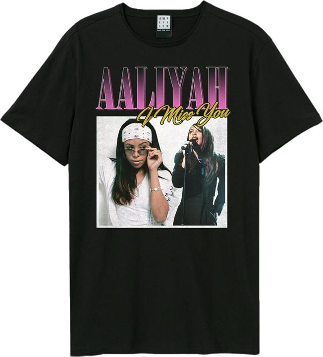 Immagine prodotto Amplified I Miss You Maglietta Aaliyah Adulto Unisex (M)