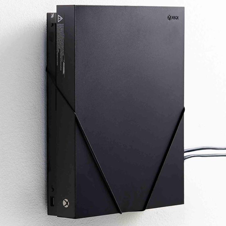 Actual product image Floating Grip Xbox One X Wall Mount (Black) (Xbox One X)