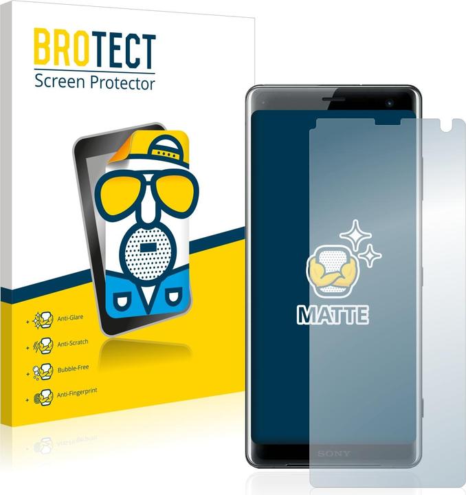 Produktbild BROTECT Entspiegelungs-Schutzfolie Displayschutz Matt (2 Stück, Sony Xperia XZ3)