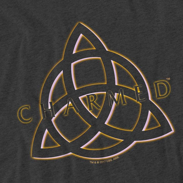 Actual product image Charmed Unisex Adult Triple Linked Logo T-Shirt (XL)