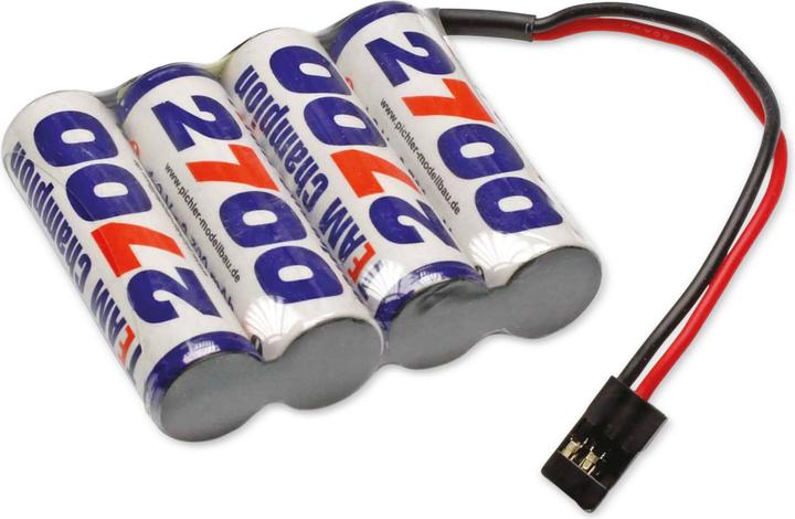 Produktbild Pichler EMPFÄNGER AKKU 2700MAH 4,8V NIMH UNI (4.80 V, 2700 mAh)