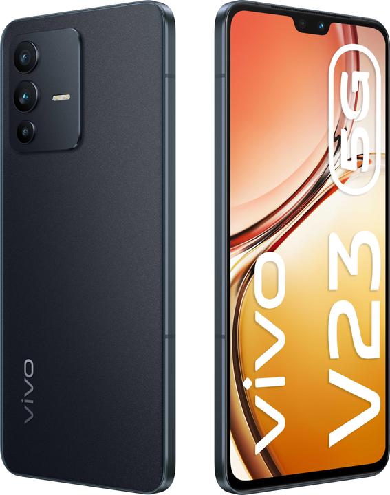 Actual product image Vivo V23 5G (256 GB, Stardust Black, 6.40", Dual SIM, 64 Mpx, 5G)