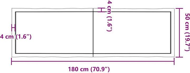 Produktbild VidaXL Aneta (180 x 50 x 6 cm)