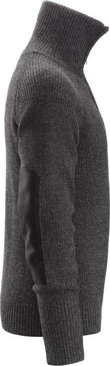 Produktbild Konjac Sponge Snickers uldtrøje med kort lynlås, 2905, mørk gråmeleret, str. XL (XL)