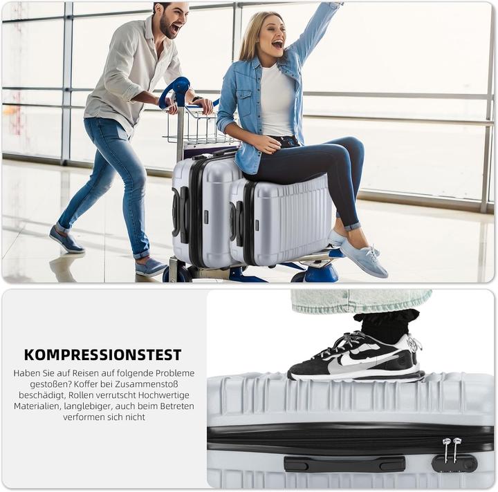 Produktbild Beibye Hartschalen Kofferset (115 l, Handgepäck (bis 50l), M (50 - 90l), L (90 - 115l))