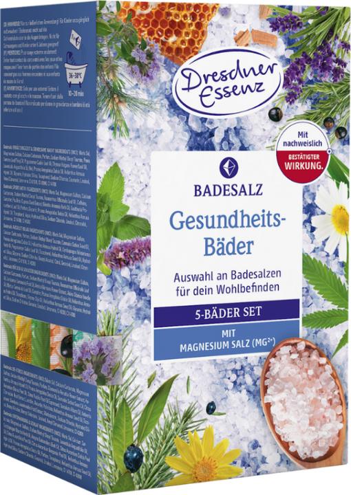 Produktbild Dresdner Essenz DRESDNER Set Gesundheitsbaeder 5x60g (1030.75 ml, Badeperlen)