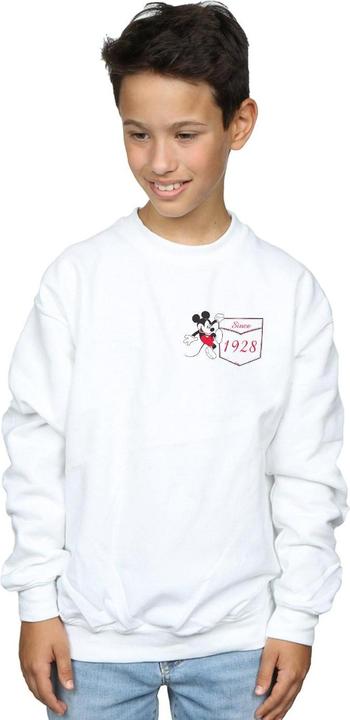 Immagine prodotto Disney Mickey Mouse Faux Pocket Since 1928 Felpa Ragazzi (140, 146)