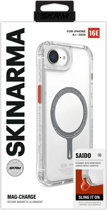 Actual product image Skinarma Case Saido MagSafe for iPhone 16e clear (Apple iPhone 16e)