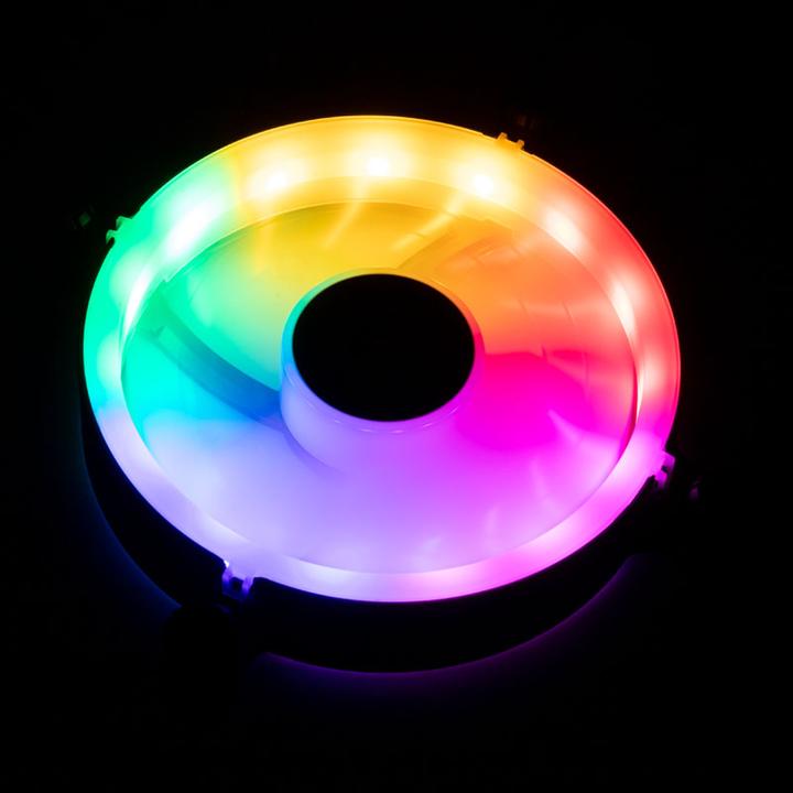 Actual product image AeroCool Spectro 12 FRGB computer case fan, translucent (e) (120 mm, 1 x)