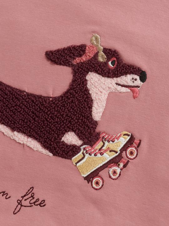 Actual product image Minymo Sweatshirt dog with roller skates (116)