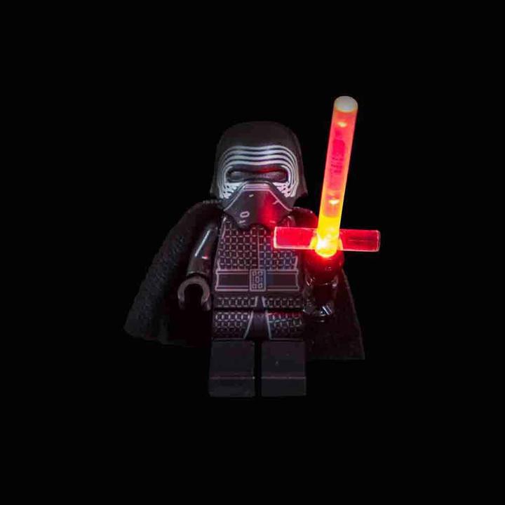 Produktbild Light my bricks LED Beleuchtung für LEGO® Start Wars Lichtschwert - Kylo Ren (5 cm Kabel)