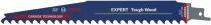 Actual product image Bosch Professional Zubehör EXPERT 'Tough Wood' S 1142 KHM reciprocating saw blade, 10 pieces